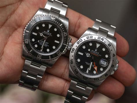 when did the rolex explorer ii with wholes|rolex explorer ii size comparison.